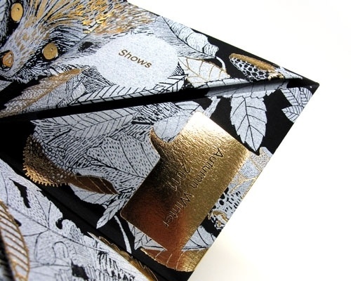 Telling fortunes for Mulberry AW11 « The Construct #fortune #packaging #telling #gold #mulberry #fashion #foil