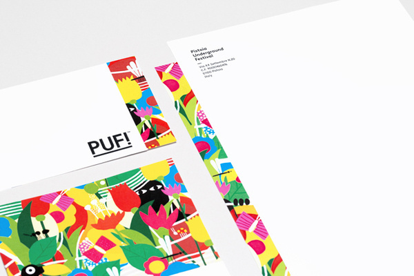 I Depend On Me PUF!™ Festival #print #graphic #identity #stationary