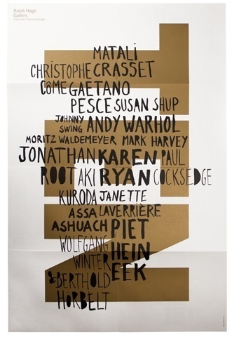 Marnish for Rabih Hage Gallery TEN exhibition poster #poster