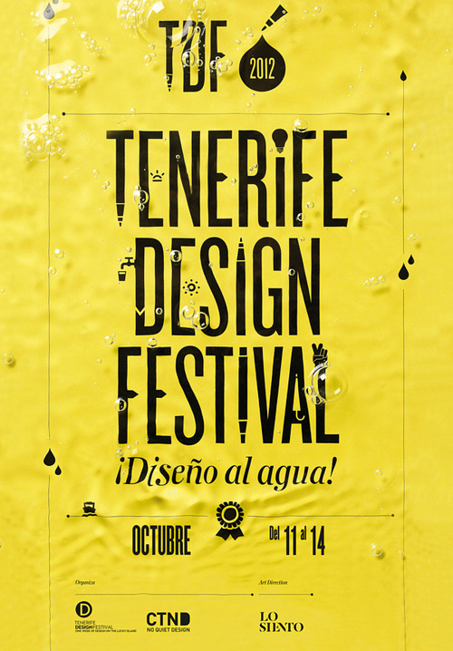TDF - Typographie , Lo siento #festival #design #poster #tenerife #type