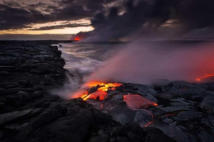 Lava Photography in Hawaii by Tom Kualii