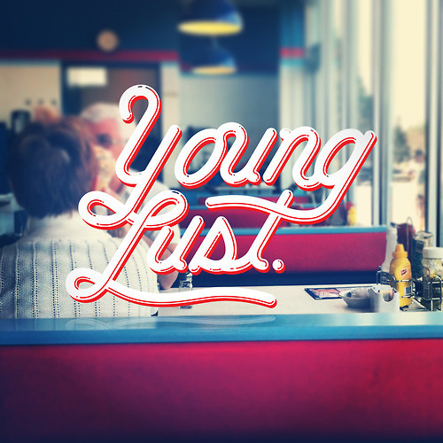 Young lust #design #letter #illustration #hand #typography