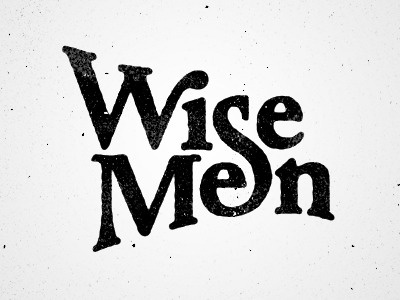 Dribbble - Wise Men by Dan Cassaro #wise #cassaro #dan #ligatures #men #logo