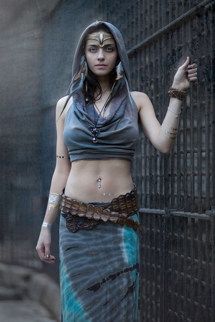 Elegant Woman in Fashion Photography