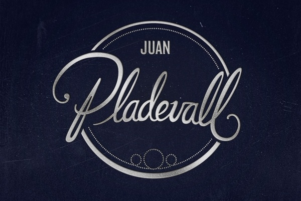 eduardorh » JUAN PLADEVALL #lettering #script #brand #identity #logo