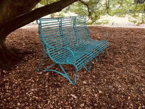 Home & Garden Ironwork - 3 person roll top bench