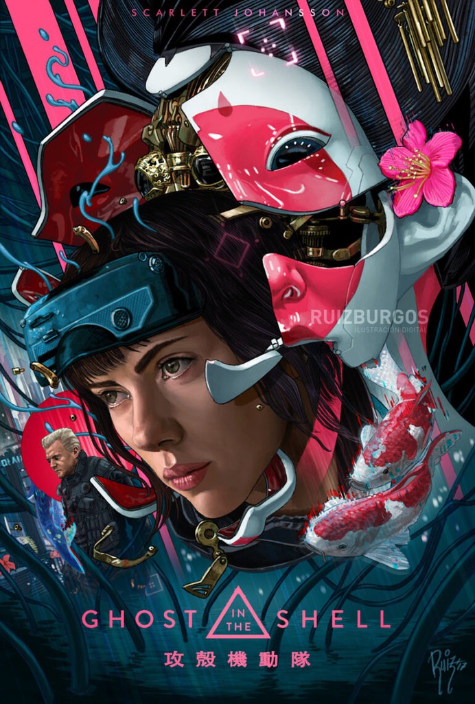 GHOST IN THE SHELL by RUIZBURGOS