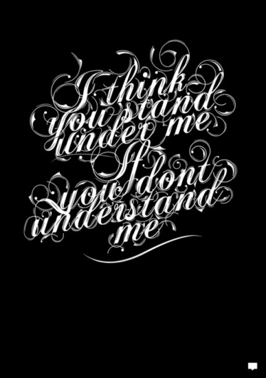 Typeverything.com Understand by Fabian De Lange. - Typeverything #lettering #typography