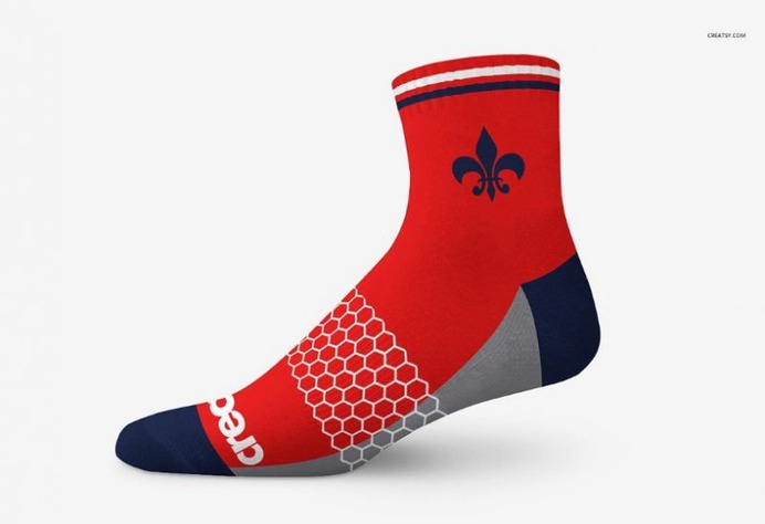 Athletic Socks Mockup PSD