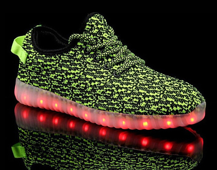 Light Up Shoes Womens 7 Colors LED Flashing Luminous Unisex Sneaker