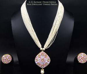Pendant Set - gold diamond polki kundan meena jadau jewellery
