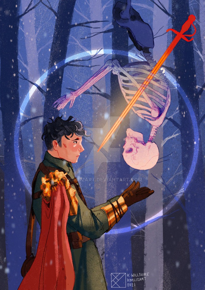 Skeleton by KimLizArt