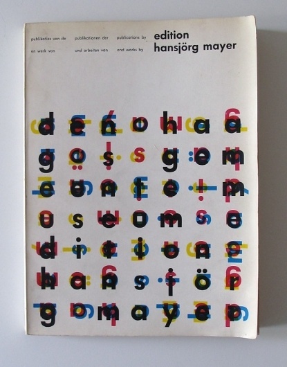 All sizes | Edition Hansjorg Mayer | Flickr - Photo Sharing! #mayer #edition #martens #karel #hansjorg #design #mayer1968 #typography