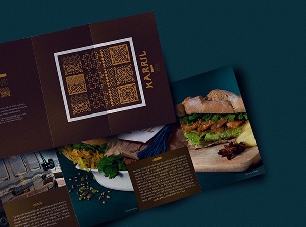 KARRIL Indian Street Food on Behance #foodtruck #caril #branding #food #indian #curry #street #porto #karril #typography