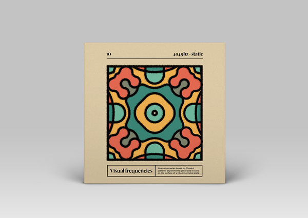 Visual frequencies on Behance #visual #heymikel #frequencies #chladni #illustration #patterns