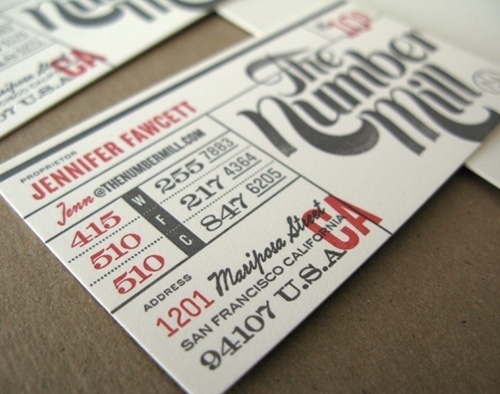 NiceFuckingGraphics! - Blog de diseño gráfico - Part 5 #fonts #red #business #card #grey