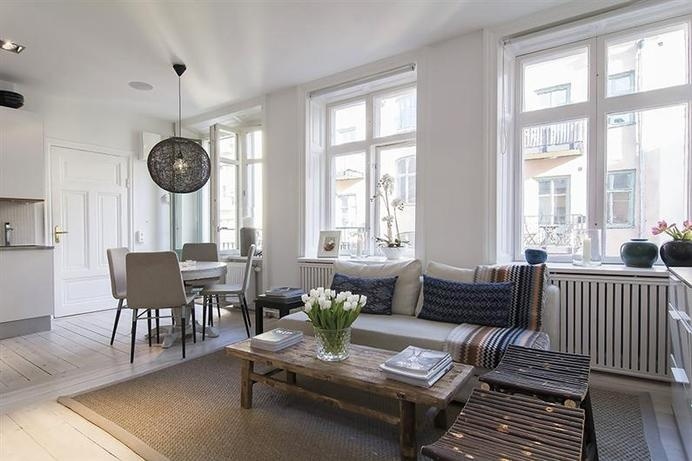 Small apartment in Stockholm - www.homeworlddesign.com (4) #interior #design #scandinavian