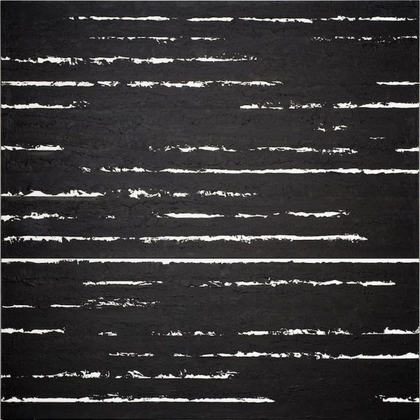 Soulages Peinture with Norman Foster as curator #exhibition #foster #curator #norman