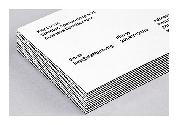 pentagram platform 3 #card #minimal #business #duplex