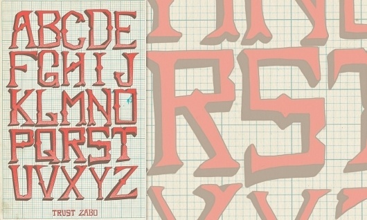 TRUST ZABO #lettering #handdrawn