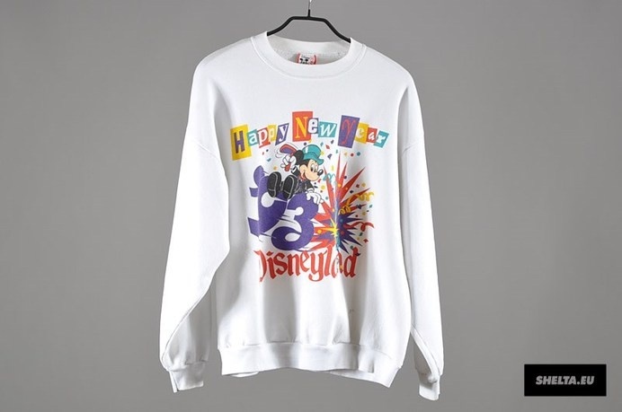Shelta Vintage - Mickey Mouse Disneyland Happy New Year Crewneck #crewneck #vintage #disneyland
