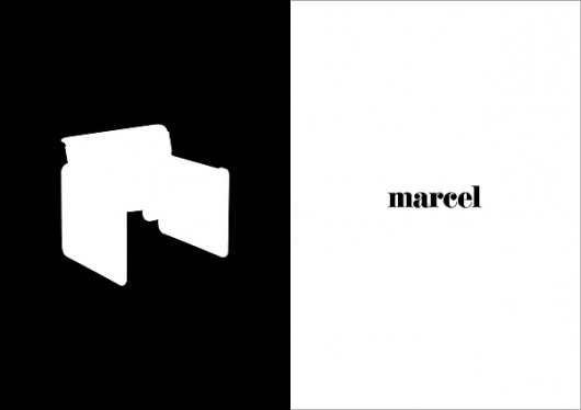 Cut it out on the Behance Network #white #forniture #design #graphic #black #minimal #and