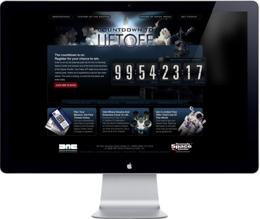 Countdown to Liftoff #layout #interactive