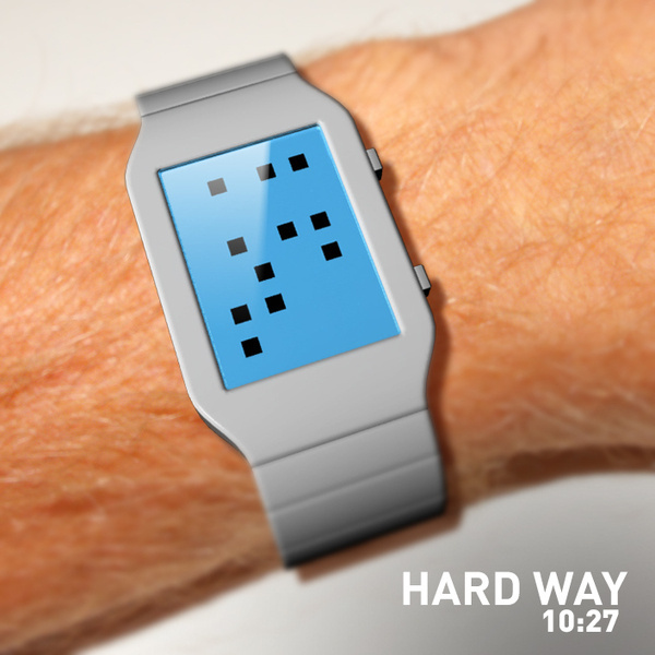 Hard Way Watch #design #futuristic #gadget #industrial #concept #art