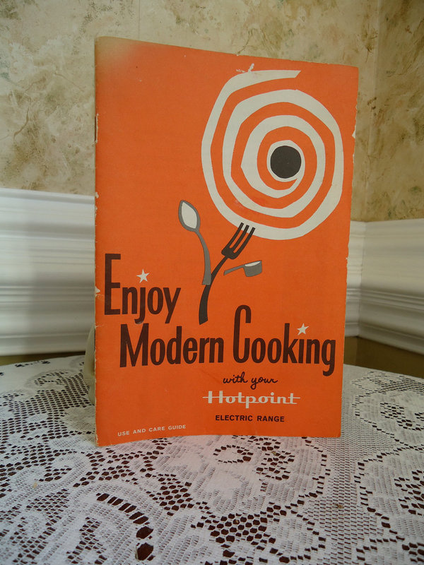 Vintage pamphlet "Enjoy Modern Cooking with your Hotpoint Electic Range" #vintage #pamphlet