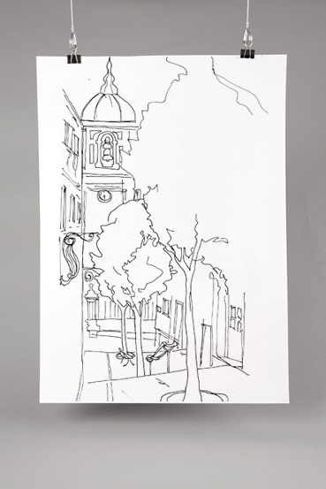 Drawing Madragoa. A popular neighborhood of Lisbon. #sketches #drawing