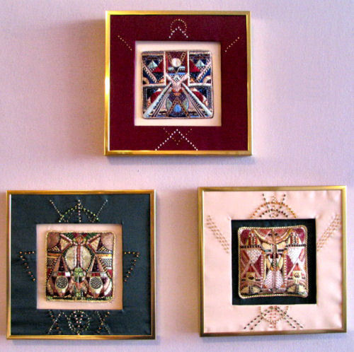 Textile Display at The Dining Room at 209 Main #dining #display #209 #textile #main #room