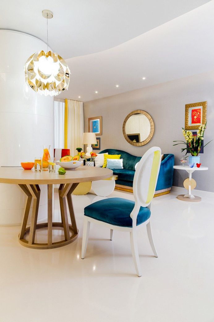 Urban Classy Home Designed by HNK in Plenty of White and Vivid Colors 4