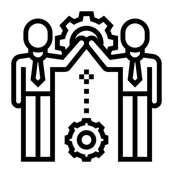 See more icon inspiration related to work, teamwork, team, corporation, gears, employee, network, working, group, networking, person and people on Flaticon.