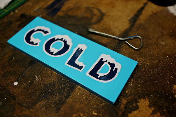 SIGN! #sign #painted #cold #color #painting #hand