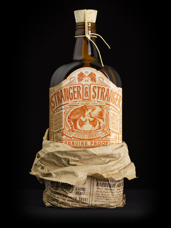 Stranger & Stranger Christmas #packaging #bottle #strangerstranger