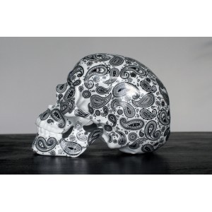 Skull Cashmire Black by NooN #skull #art