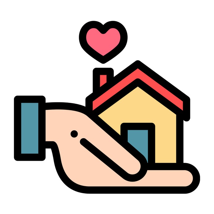 See more icon inspiration related to heart, hand, hands and gestures, architecture and city, real estate, housing, insurance, architecture, hands, house, home, building, security and business on Flaticon.