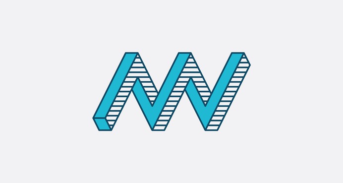 Branding design by Matt Hinchliffe - New Wave Learning Logo #Logo #Branding #CorporateIdentity