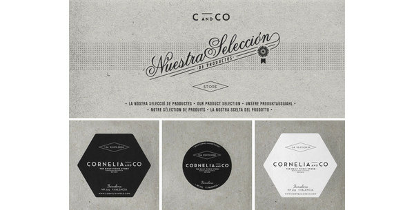 cornelia identity by Oriol gil www.mr cup.com #logo #identity #collateral #typography