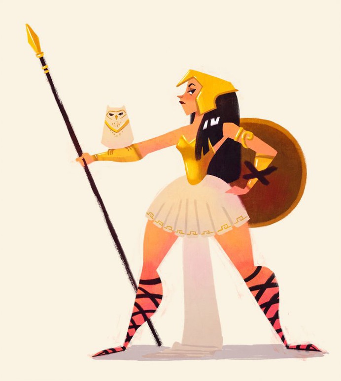 Olympian Gods – Monthly character design challenge