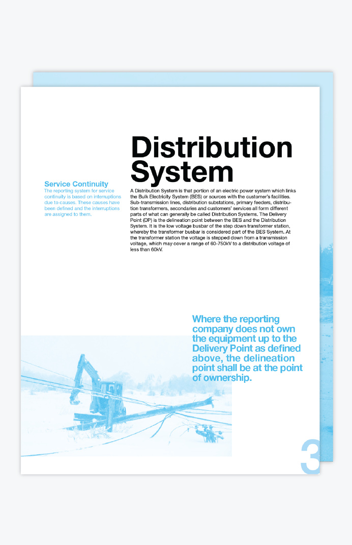 Typographic layout and annual report for CEA.