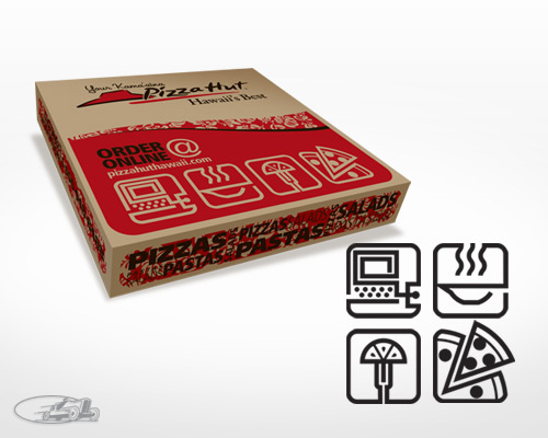 Pizza Hut of Hawaii #pictogram #icon #sign #picto #symbol