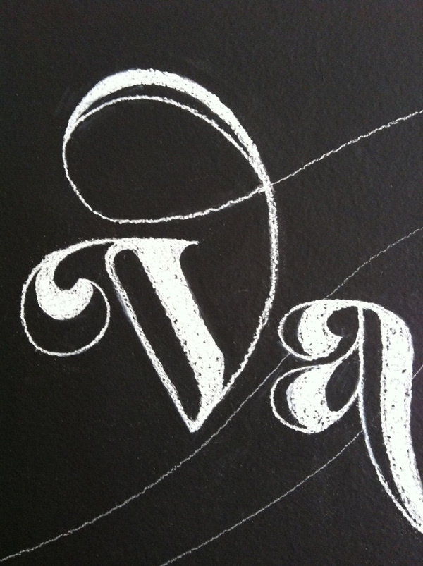 vaalbuns_chalkboard lettering_04 #illustration #lettering #chalk