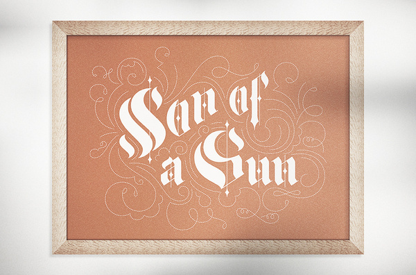 Son Of A Gun — stellavie design manufaktur #print #silkscreen #typography