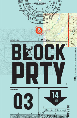 Ian Davies: ACD / Total Design Badass | Allan Peters' Blog #serif #sans #black #map #poster #blue #collage