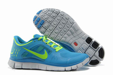 Nike Free Run 3 Photo Blue Volt-Womens #fashion