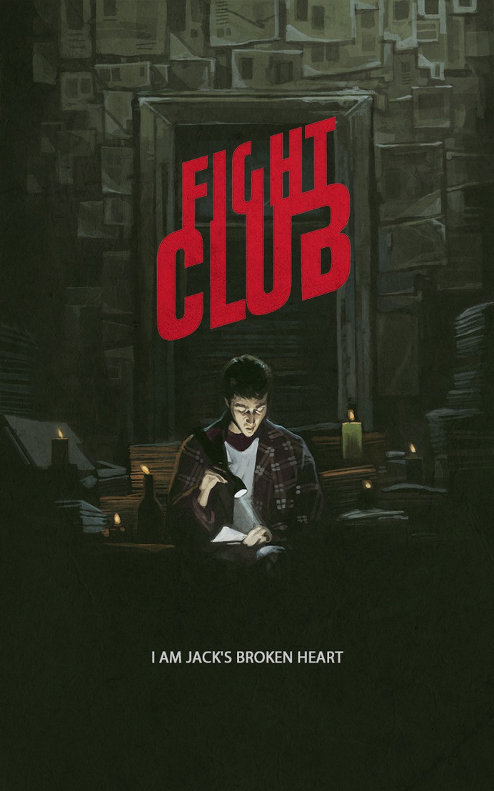 FIGHT CLUB poster by YURISHWEDOFF