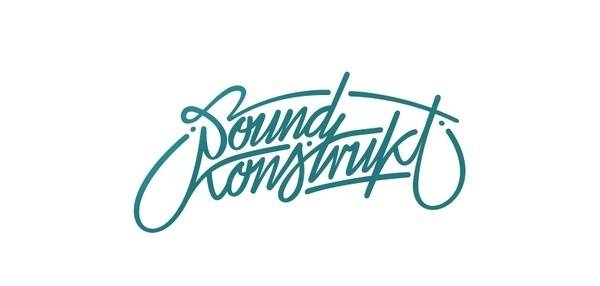 Soundkonstrukt Logo #lettering #branding #handwriting #logo #typo