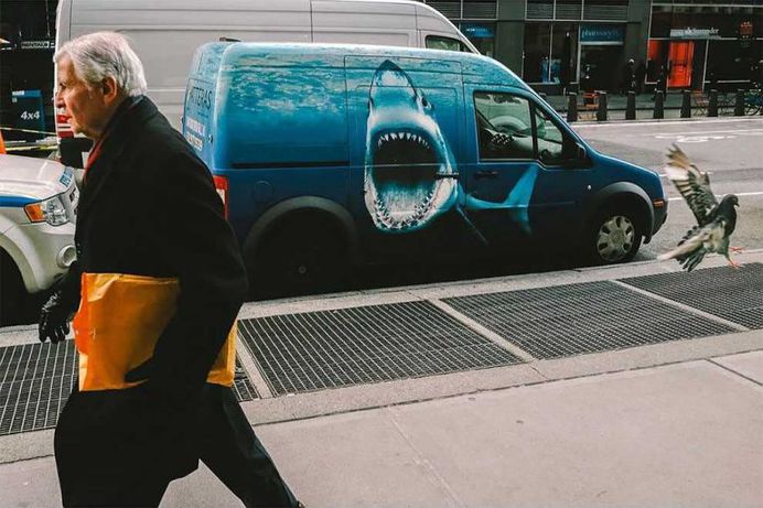 Fleeting Moments on The Sidewalks of New York City by Jonathan Higbee