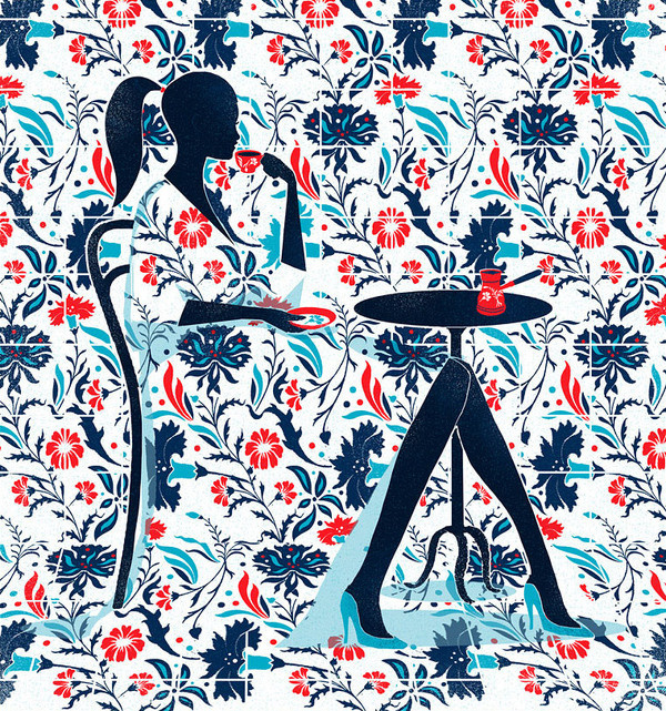 Pietari Posti #illustration #pattern #floral